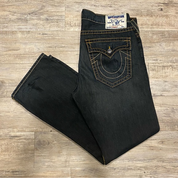 True Religion Men's Blue Jeans Sz38”